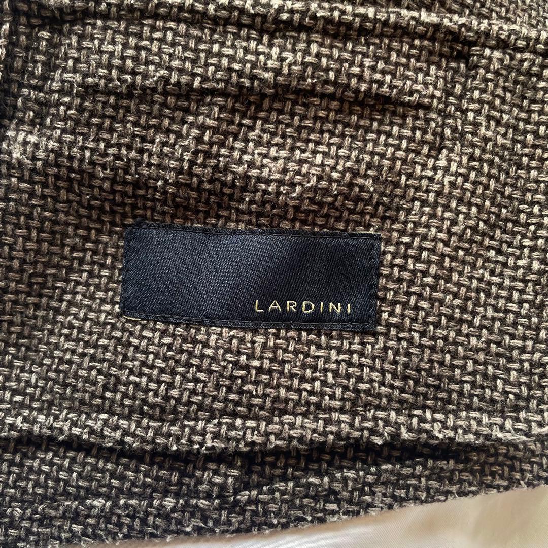 LARDINI LARDINI ベスト ジレ ツイード ブートニエール フラワーピン