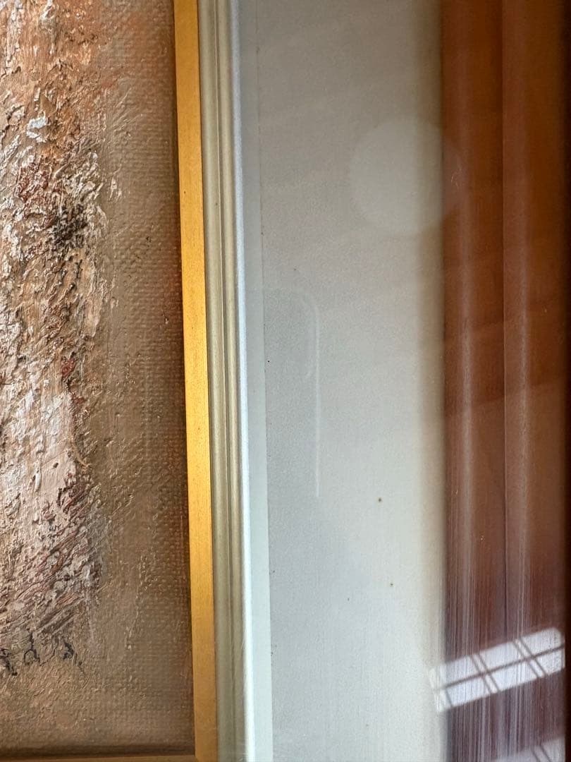 絵画 ロバにのる人 金田辰弘