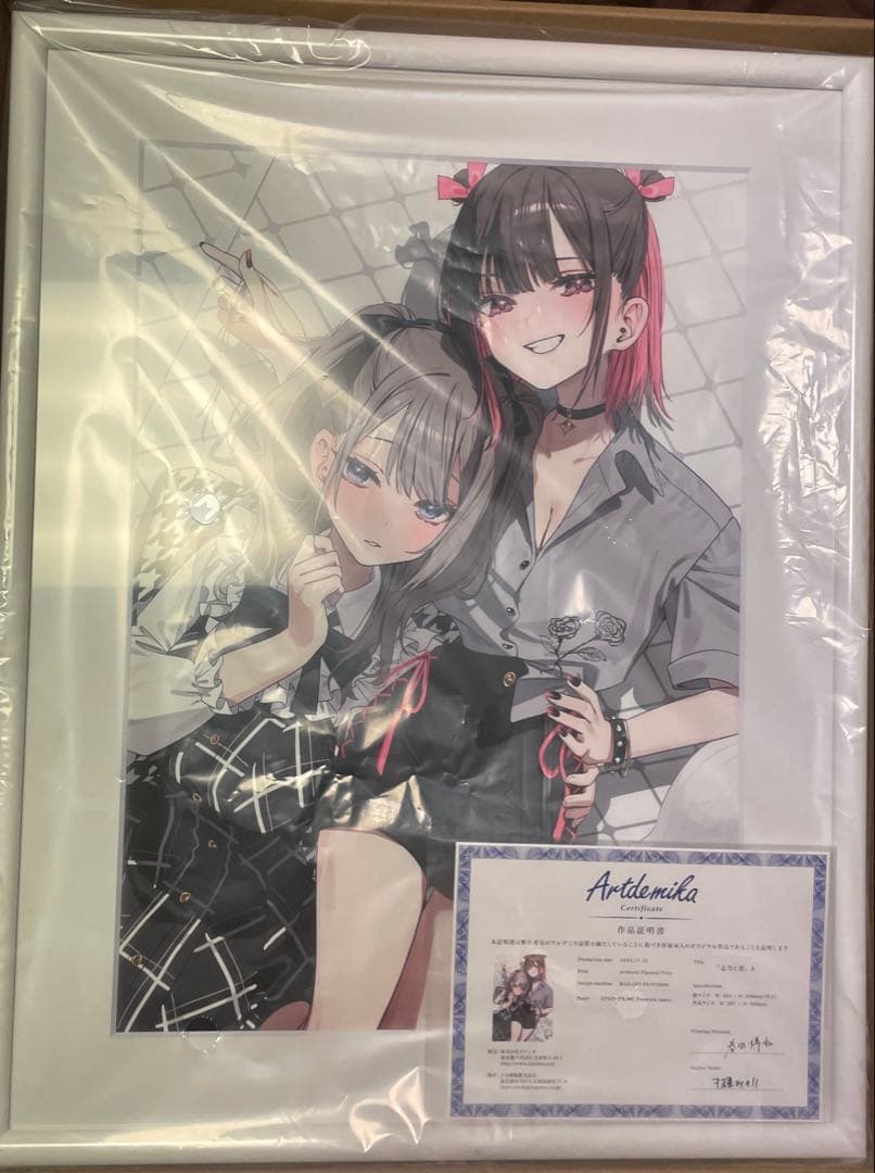 千種みのり meets アニメイト 志乃と恋 複製イラスト A - メルカリ