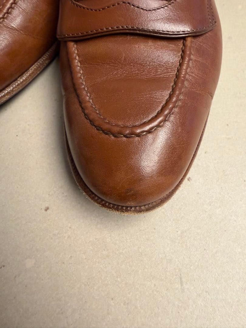 に*ん様 レユッカス ブラウン レザー ローファー - メルカリ