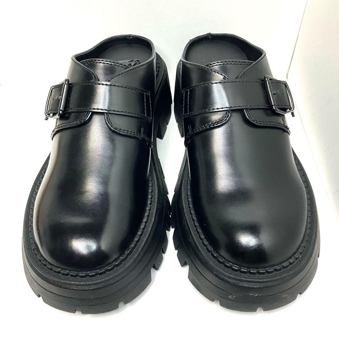 ZARA ザラ サボ クロッグサンダル ブラック バックル メンズ 未使用品