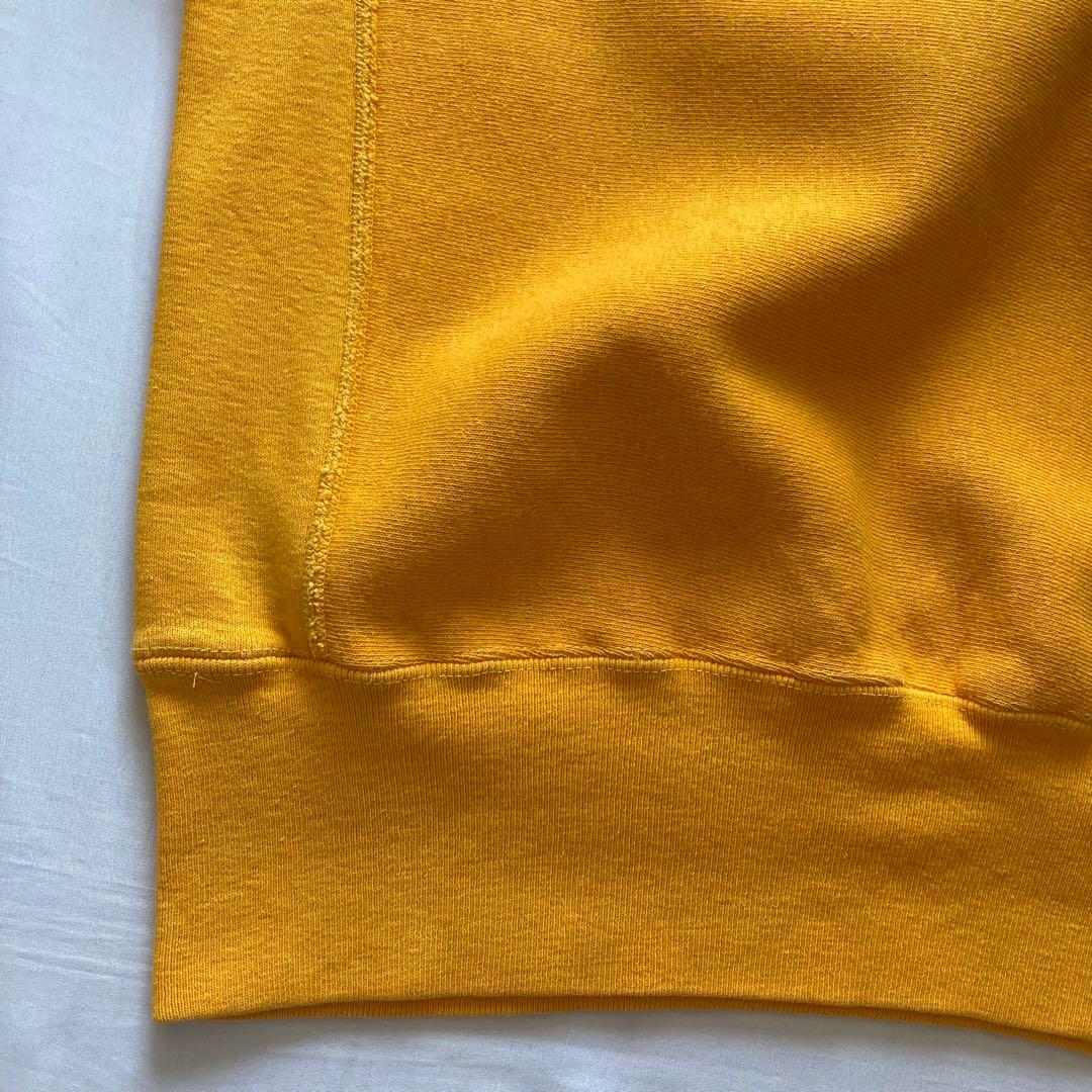 美品 USMC 単色タグ 黄色 貴重 70's チャンピオン リバースウィーブ