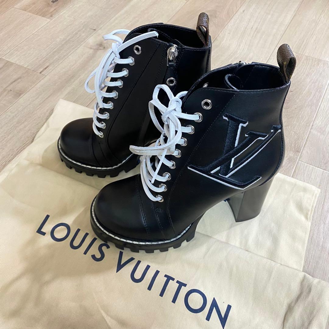 LOUIS VUITTON ルイヴィトン スタートレイルレザーブーツ23cm LOUIS VUITTON（ルイ・ヴィトン） スタートレイル アンクルブーツ