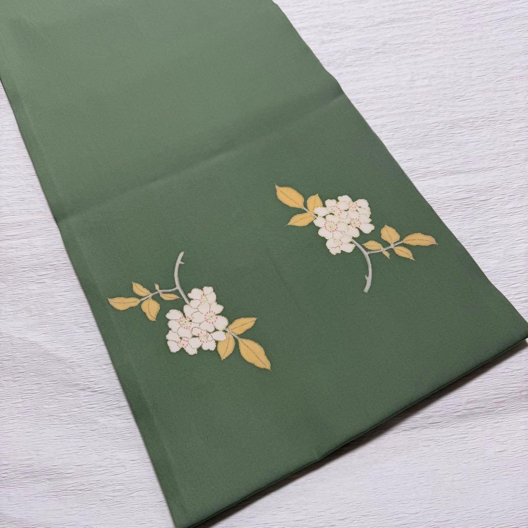 m-112 塩瀬 桜 正絹 名古屋帯 - メルカリ