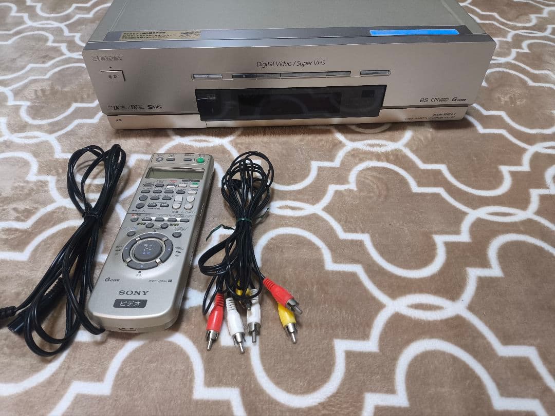 ソニー S-VHS/miniDV デジタルダブルビデオデッキ WV-DR7 DV&VHSダブルビデオデッキ WV-DR7