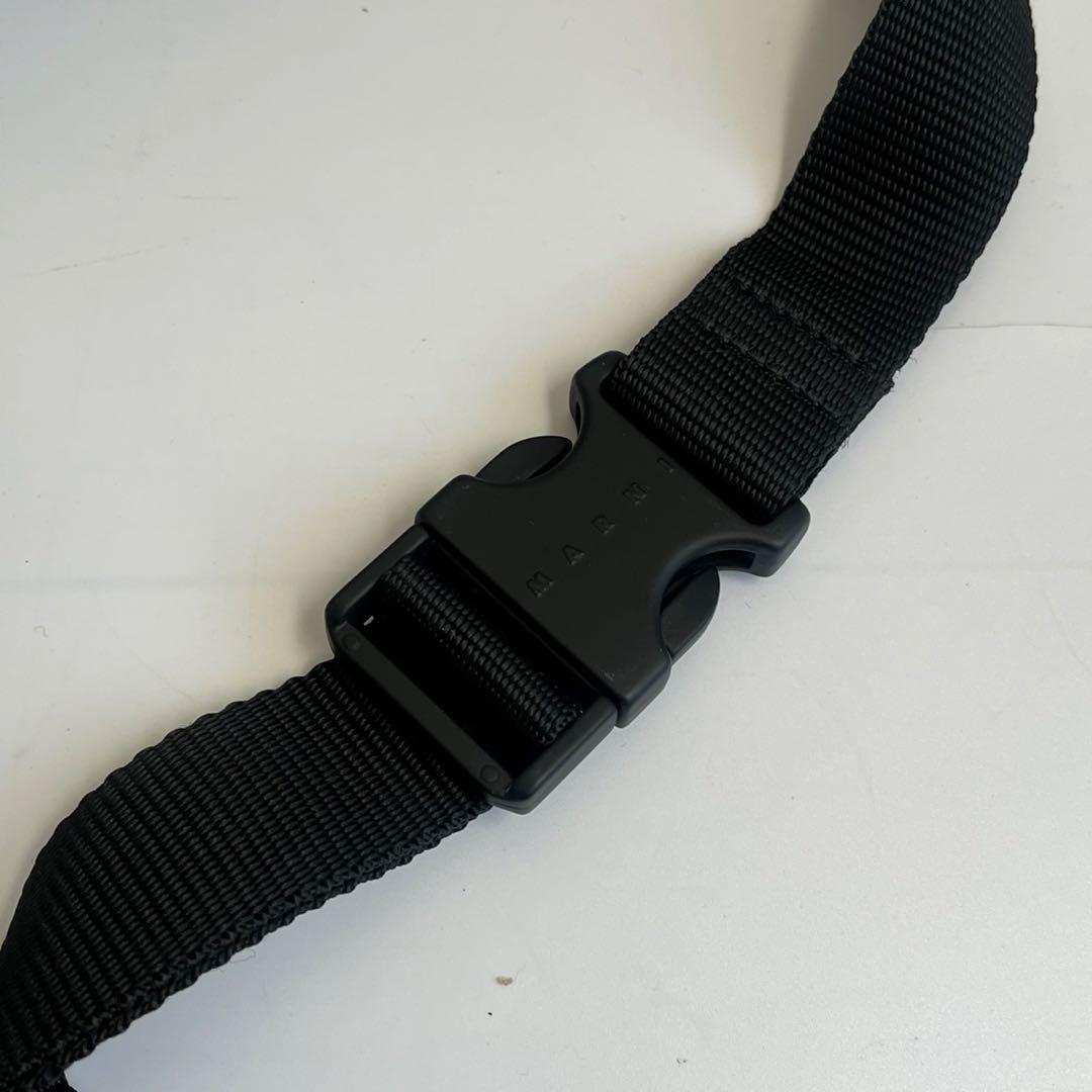 ✨未使用品✨ MARNI ウエストポーチ パテント エナメル グレー 近年