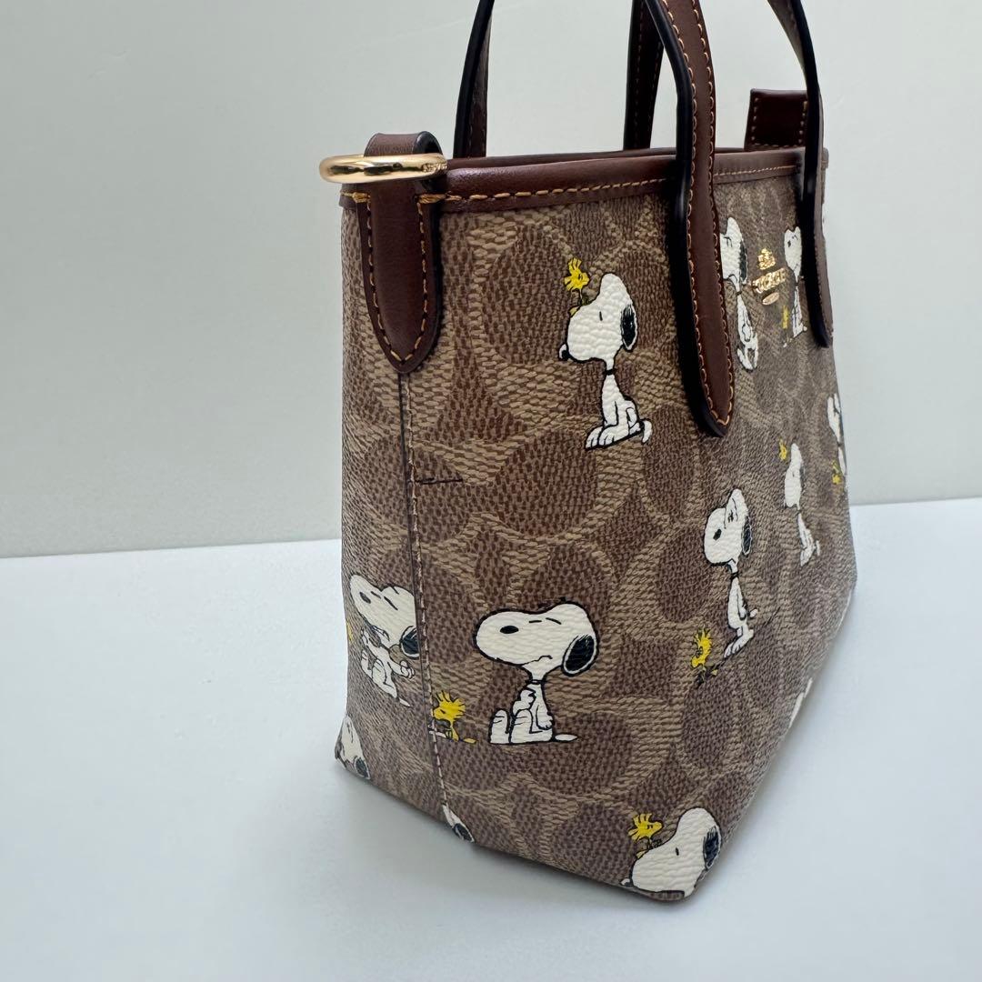 COACH コーチ スヌーピー コラボ2WAYトートCBS83 - メルカリ