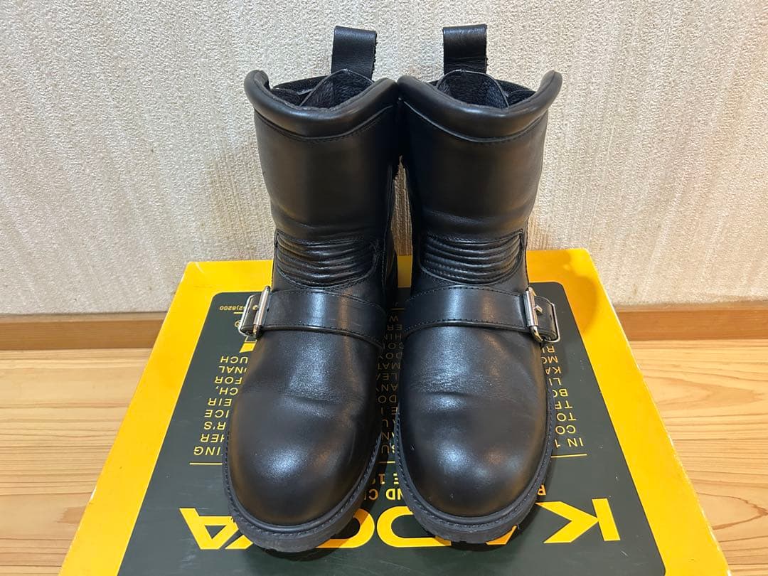 KADOYA BLACK ANKLE 24.5cm ブラック