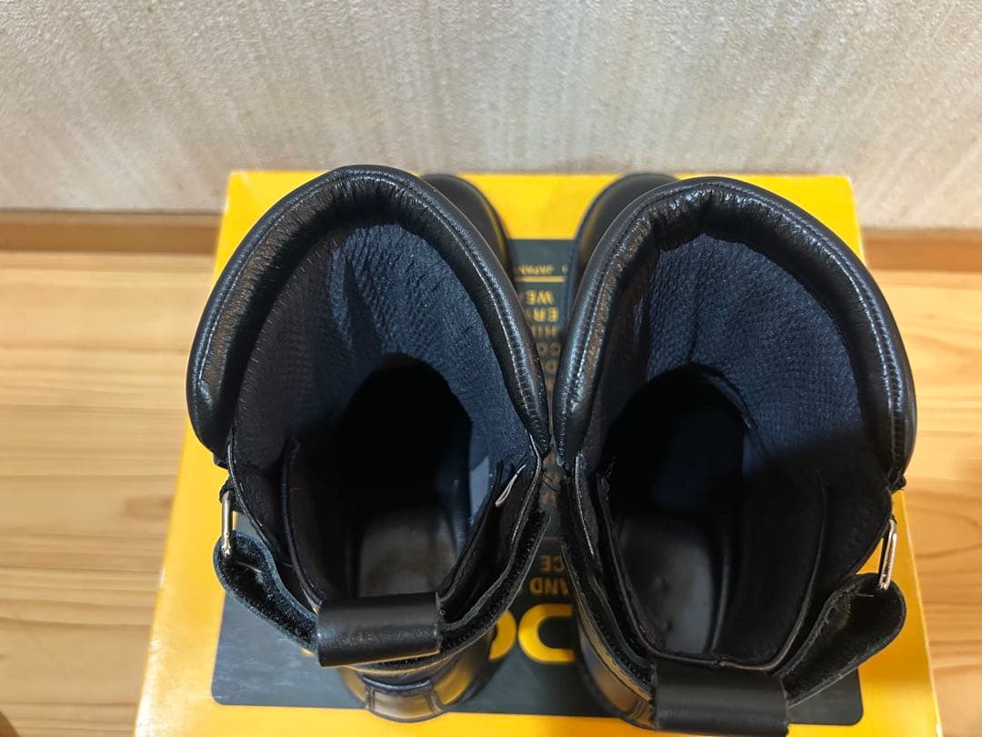 KADOYA BLACK ANKLE 24.5cm ブラック