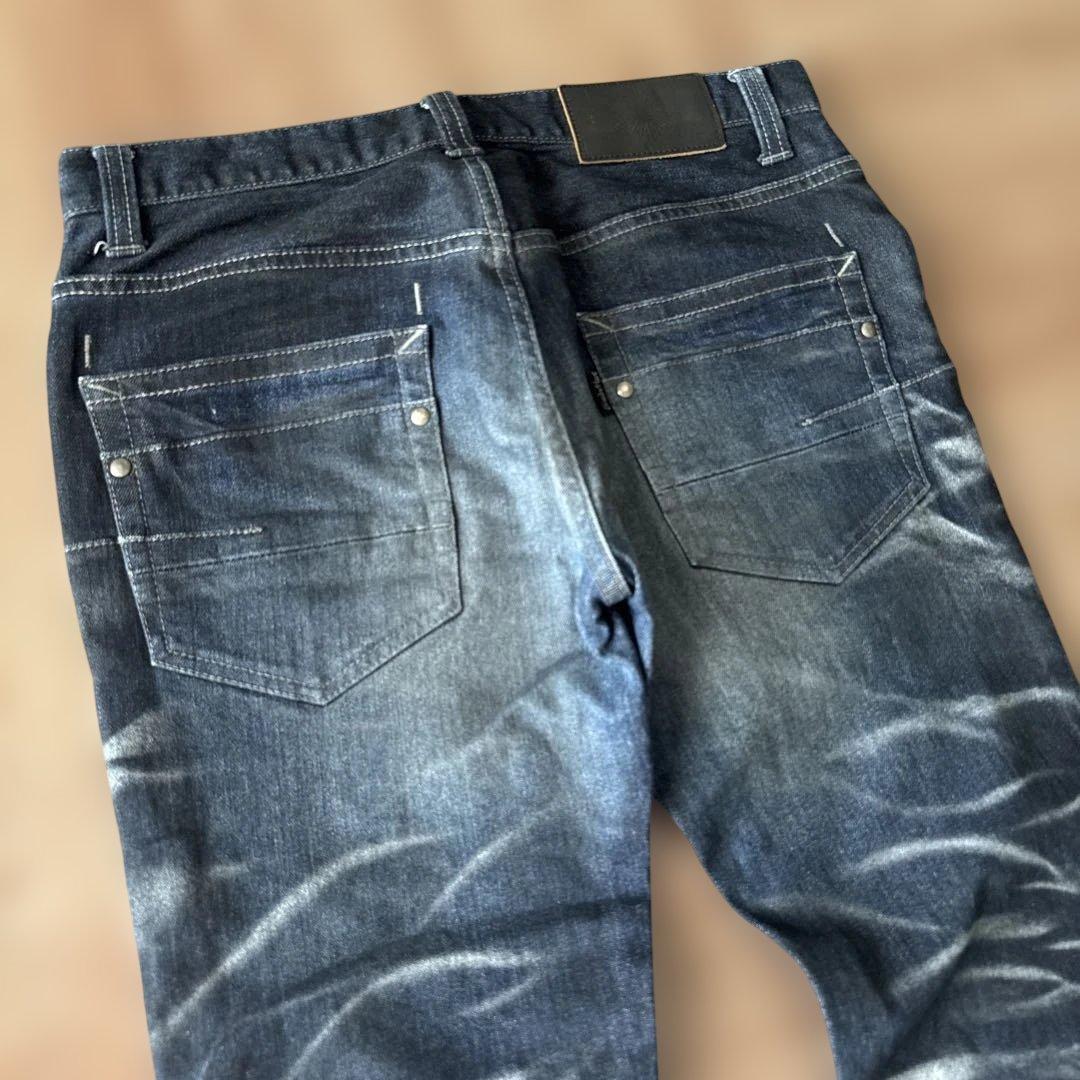 トルネードマート00s archive y2k平成ギャル男 フレアデニム 鬼ヒゲ