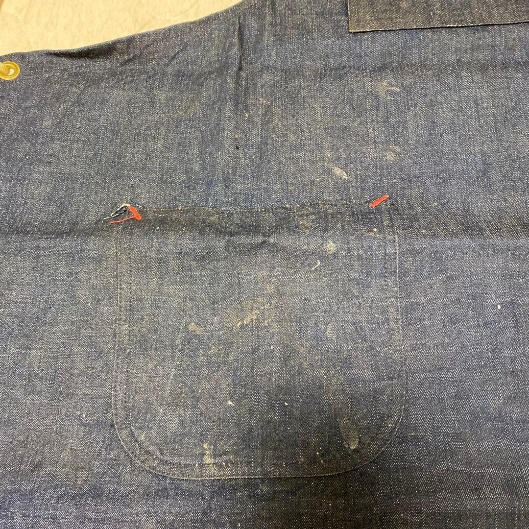 ヴィンテージ】 50's パイオニア/デニム エプロン/ モンゴメリーワード