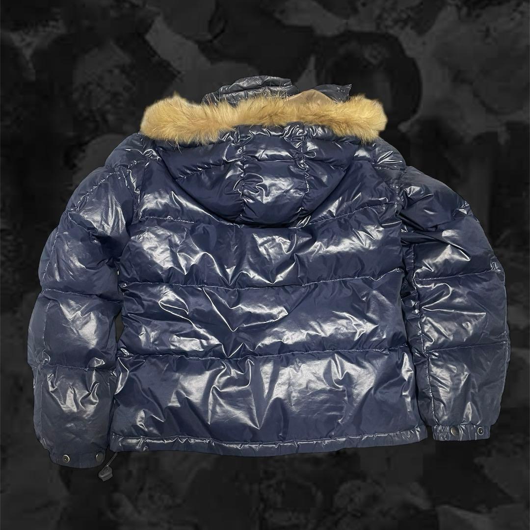 ファーダウンジャケット 光沢 y2k 00s 平成 お兄系 ドローコード