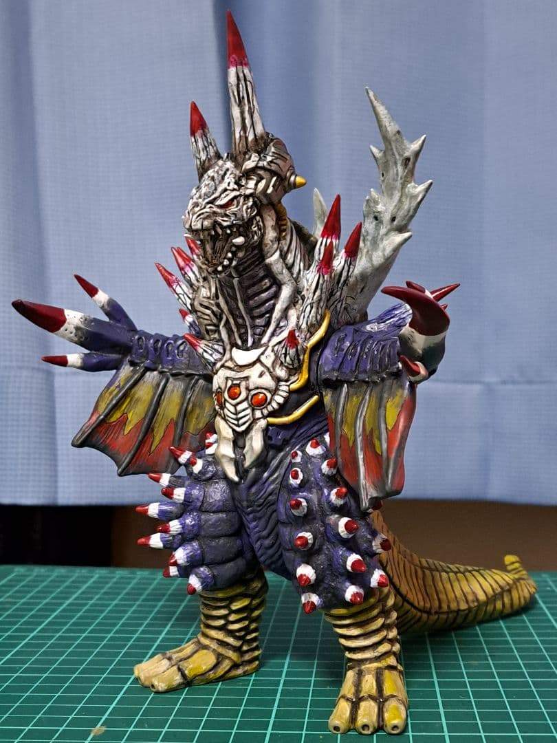 1*0様 ウルトラ怪獣DXソフビシリーズ デストルドス 改造リペイント完成品 ウルトラ怪獣DXソフビ 殲滅機甲獣デストルドス 改造リペイント完全品