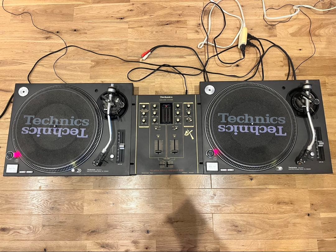 Technics SL-1200Mk 5ターンテーブル 2台ミキサー　セット Technics SL-1200MK5 ターンテーブル2台 Technics SL-1200 MK5 ターン