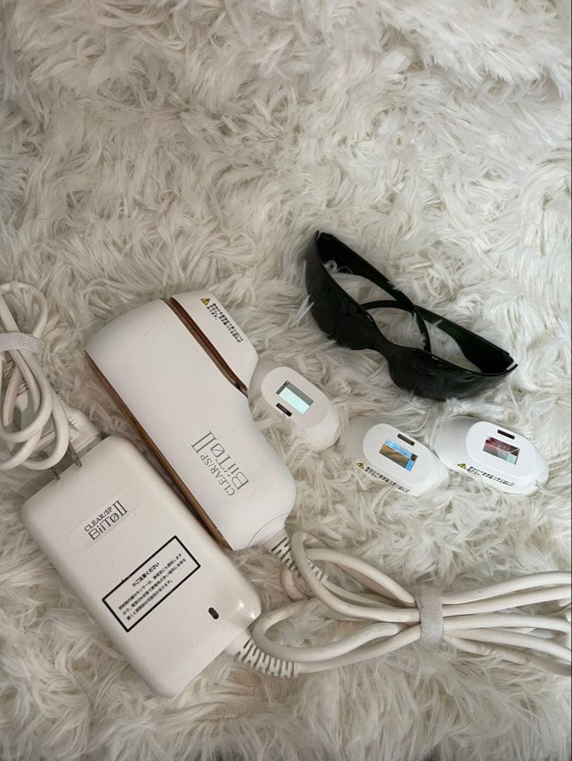 CLEAR/SP Biito II 脱毛器 サングラス付き CLEAR/SP BiiTo II デラックスセット クリアエスピー ビートツー