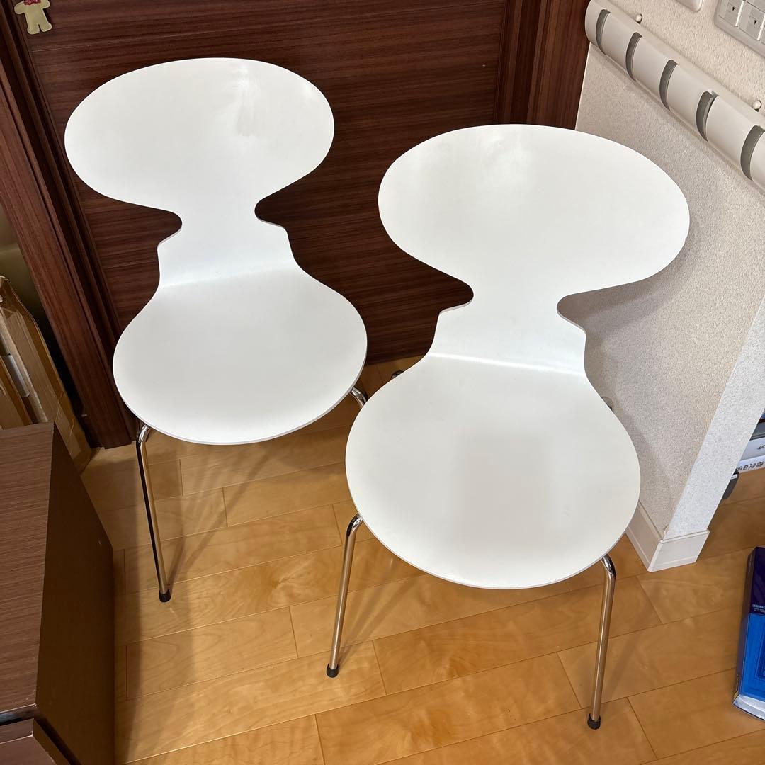 貴重】Fritz Hansenアントチェア2008年製 2脚 座面接着補修済 - メルカリ