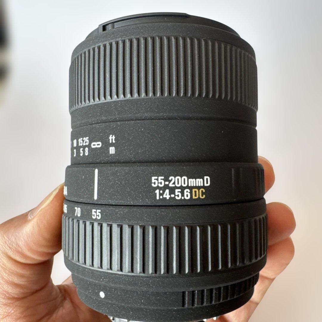 SIGMA 55-200mm F4-5.6 DC ズームレンズ - メルカリ