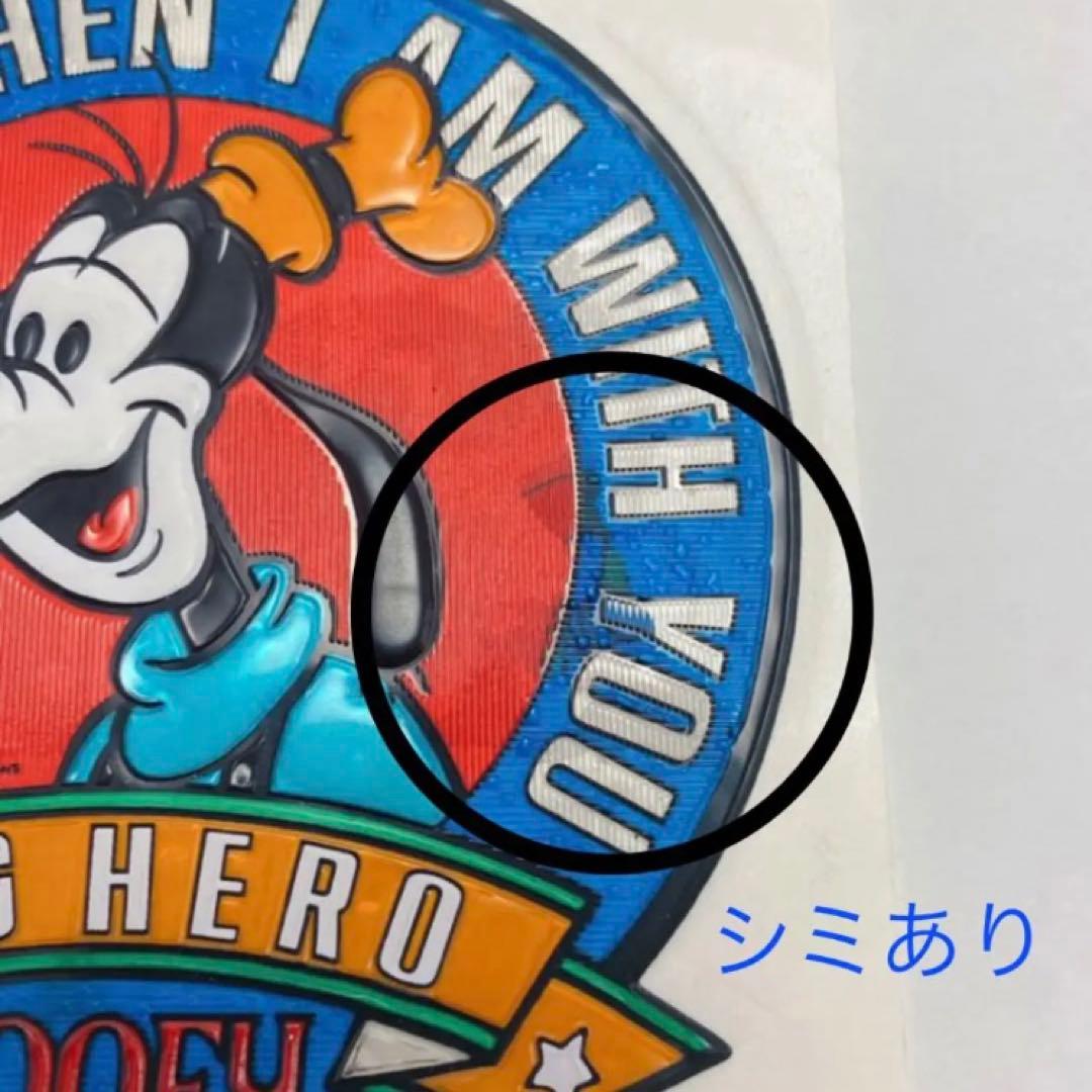 ディズニー】 グーフィー レトロBIGステッカー - メルカリ