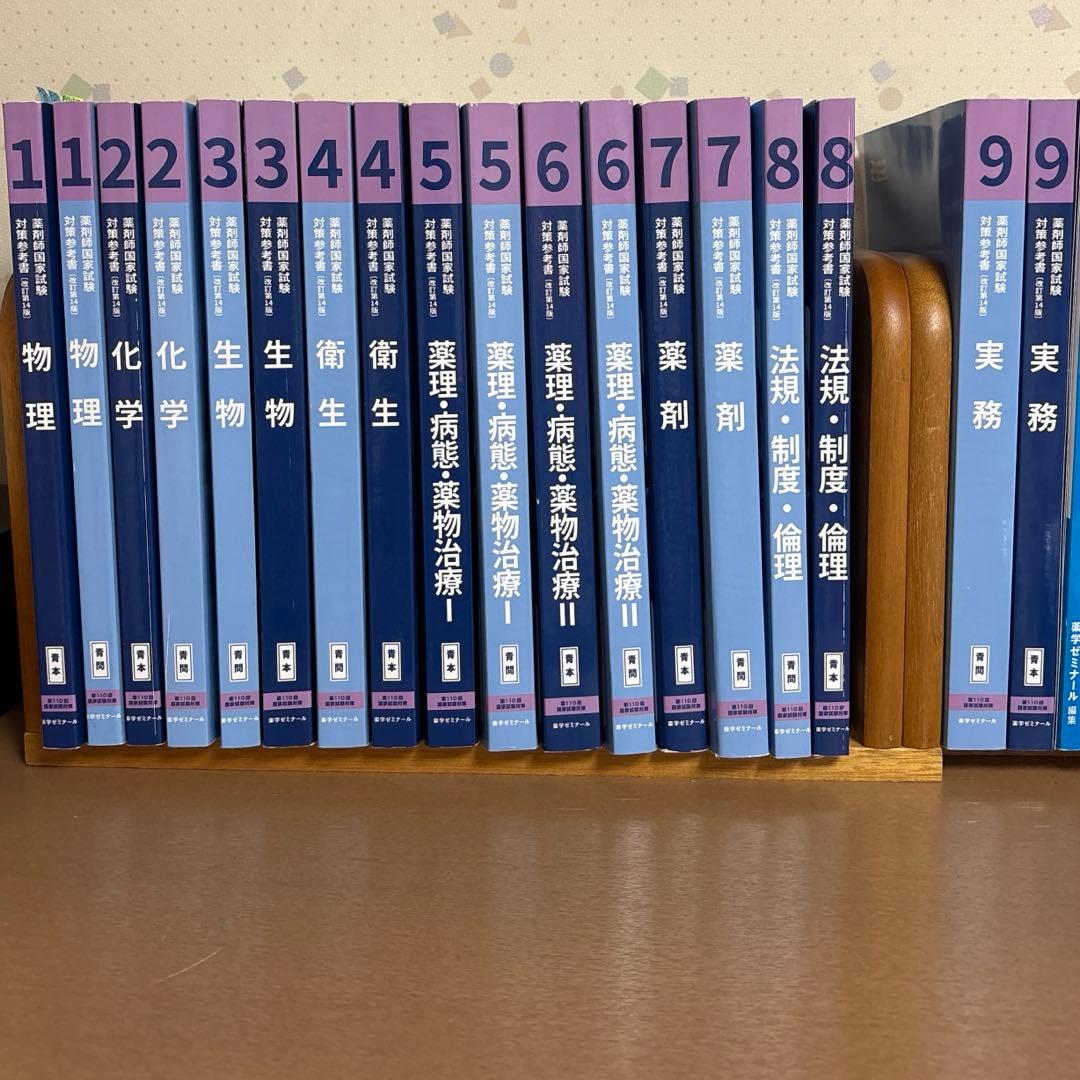 第110回　薬剤師国家試験対策参考書　薬ゼミ　青本 青問　おまけあり 第110回 薬剤師国家試験対策参考書 青本 青問 12456789 3青問 - メルカリ