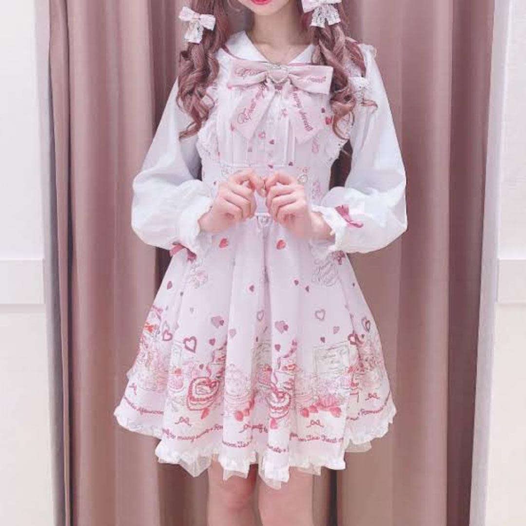 LIZLISA Many Hearts Afternoontea柄 ワンピース - メルカリ