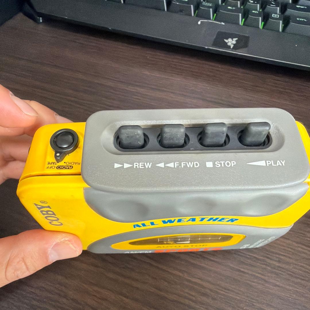 希少レア】COBY CX-56 カセットプレーヤー AM/FMラジオチューナー