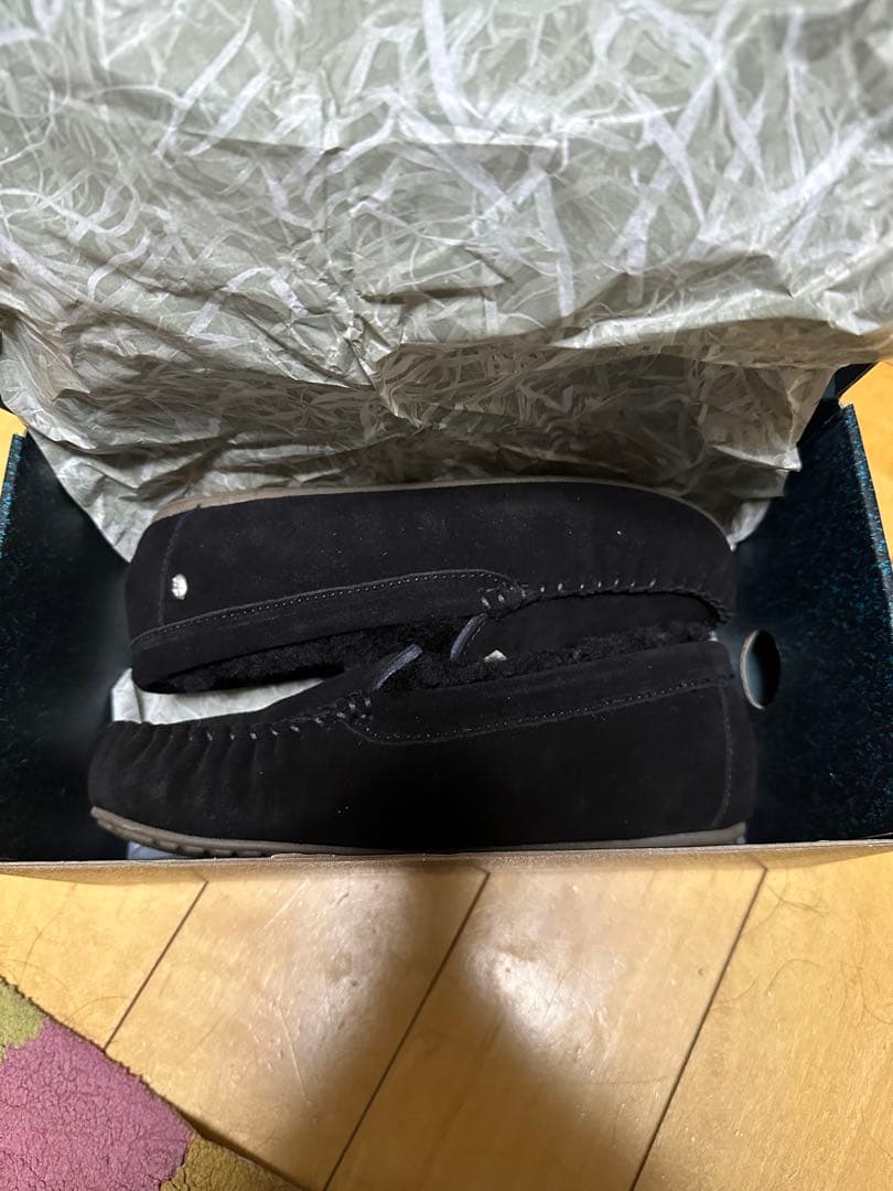 EMU Cairns モカシン ブラック サイズ24センチ