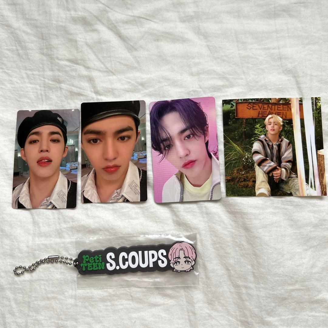 SEVENTEEN エスクプス タレントカード3枚、写真、キーホルダーセット
