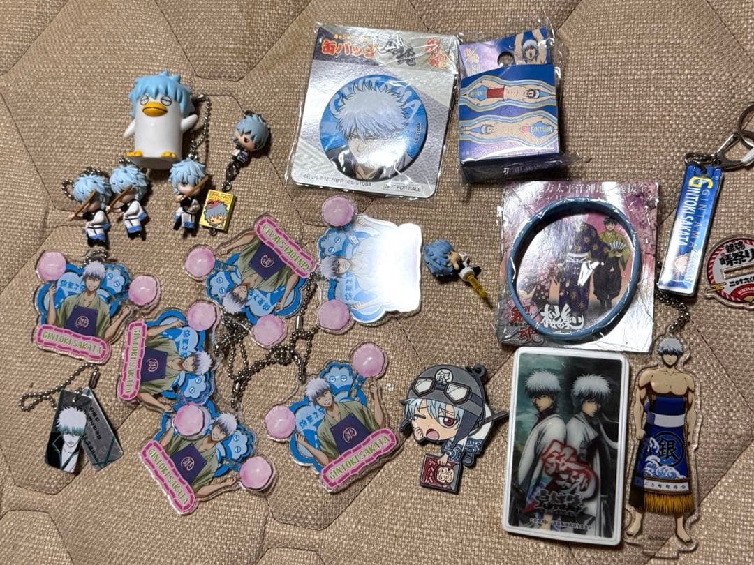 坂田銀時 アクリルキーホルダー　缶バッチ　セット 坂田銀時 アクリルキーホルダー 銀さんと一杯Ver. [銀魂