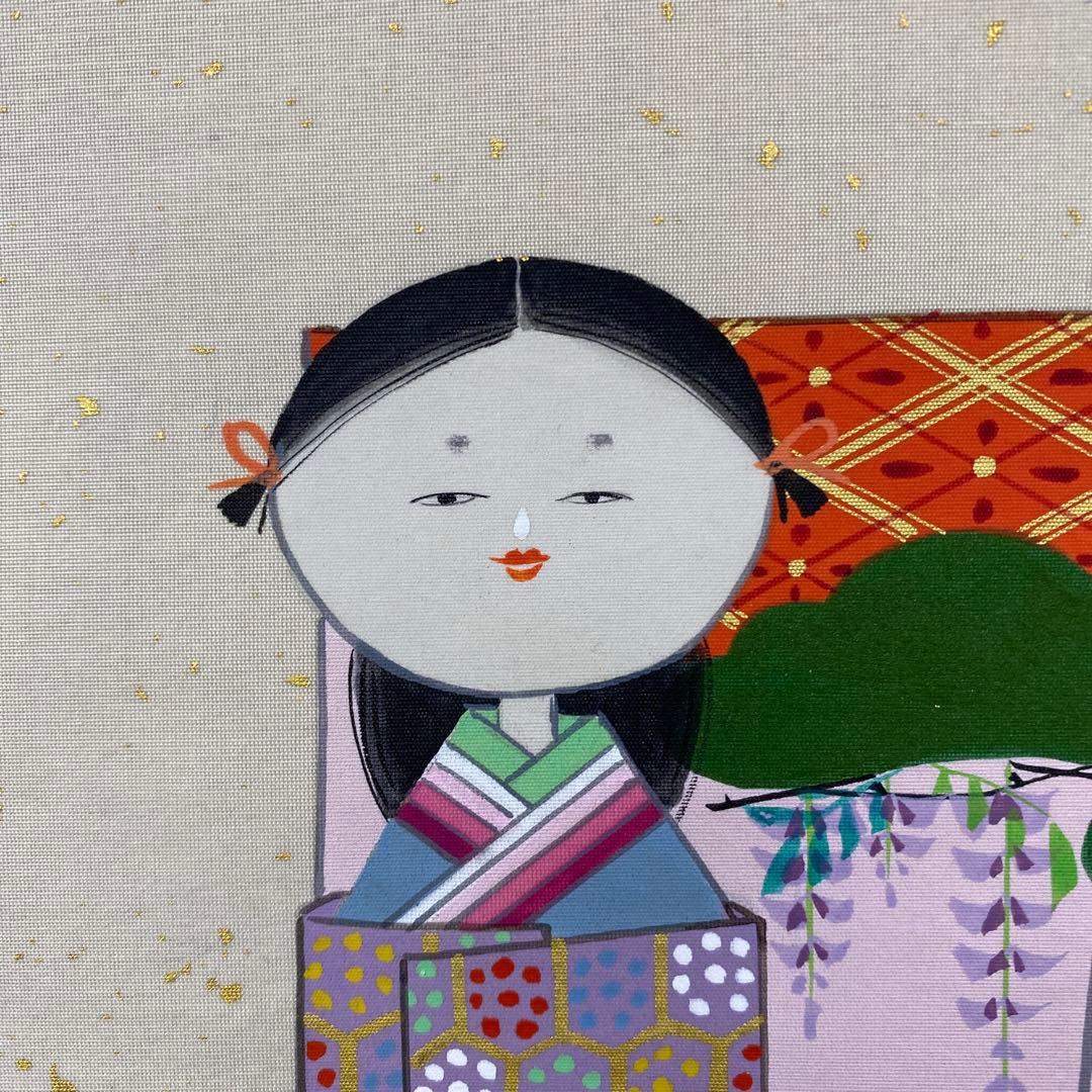 美品 掛け軸 久富華春作 立雛図 共箱 縁起物 雛祭り 桃の節句 - メルカリ