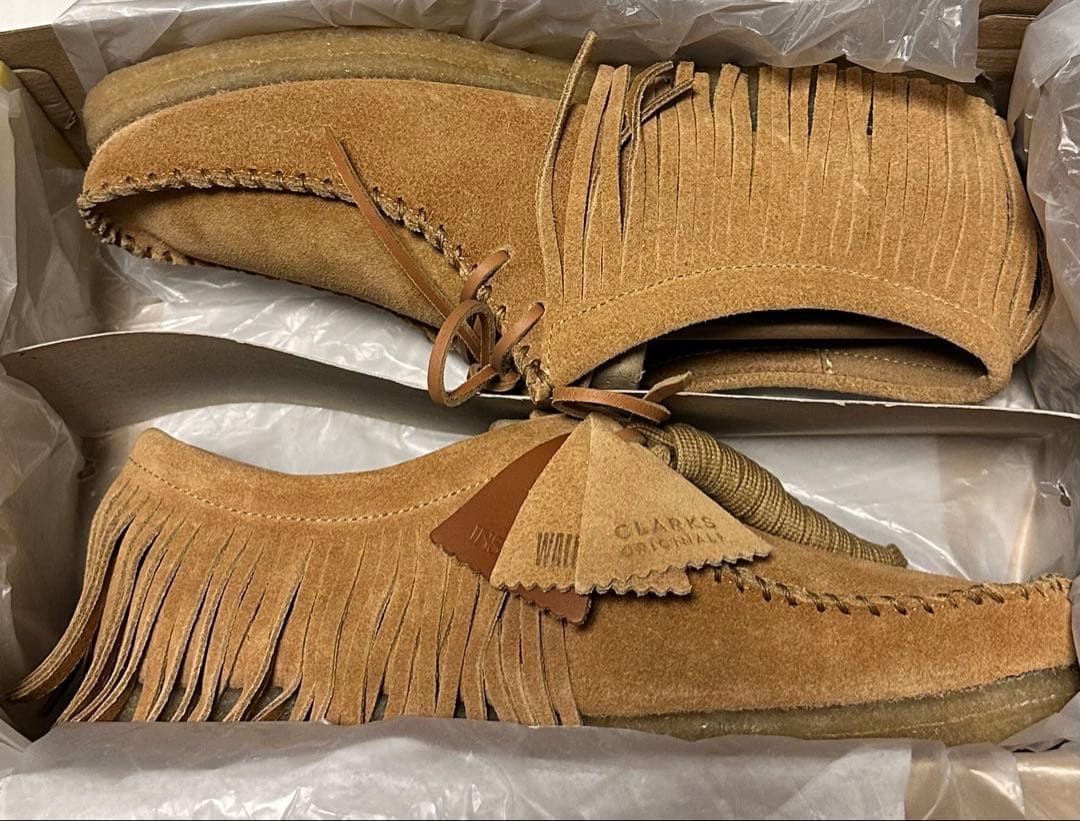 Clarks INSCRIRE コラボ WallabeeフリンジUK7 1/2 - メルカリ