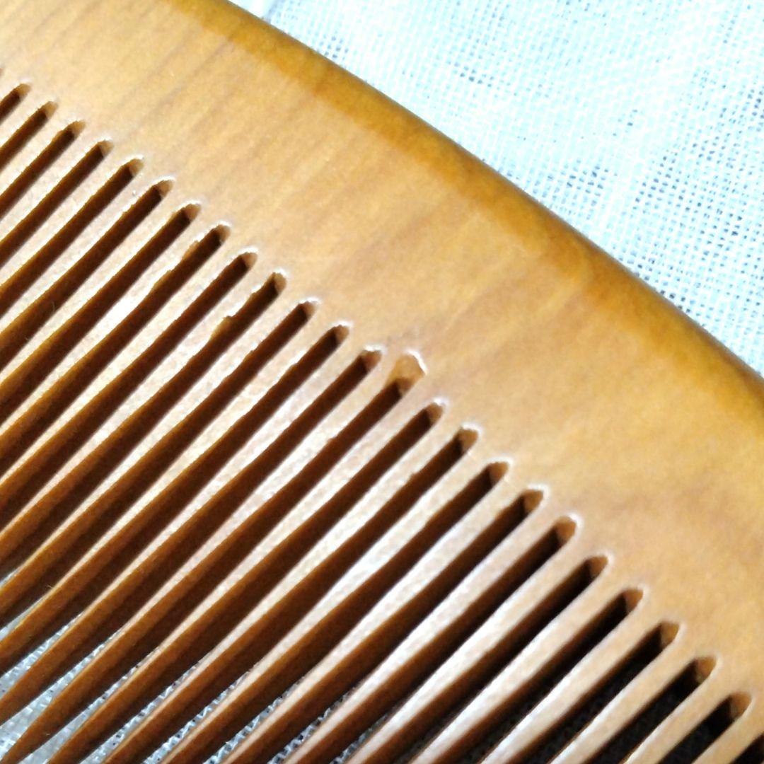 本つげ櫛　お六ぐし　17.5cm