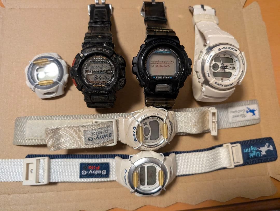 G-SHOCK　ジャンク　セット　baby-g G-SHOCK×1 BABY-G×2 タフソーラ3点セット ジャンク品 - メルカリ