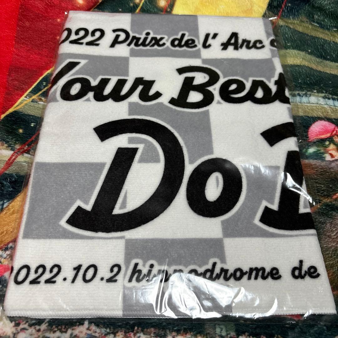 ドウデュース　凱旋門賞　フェイスタオル 天皇賞(秋)】フェイスタオル ドウデュース号/オリジナル競馬グッズ