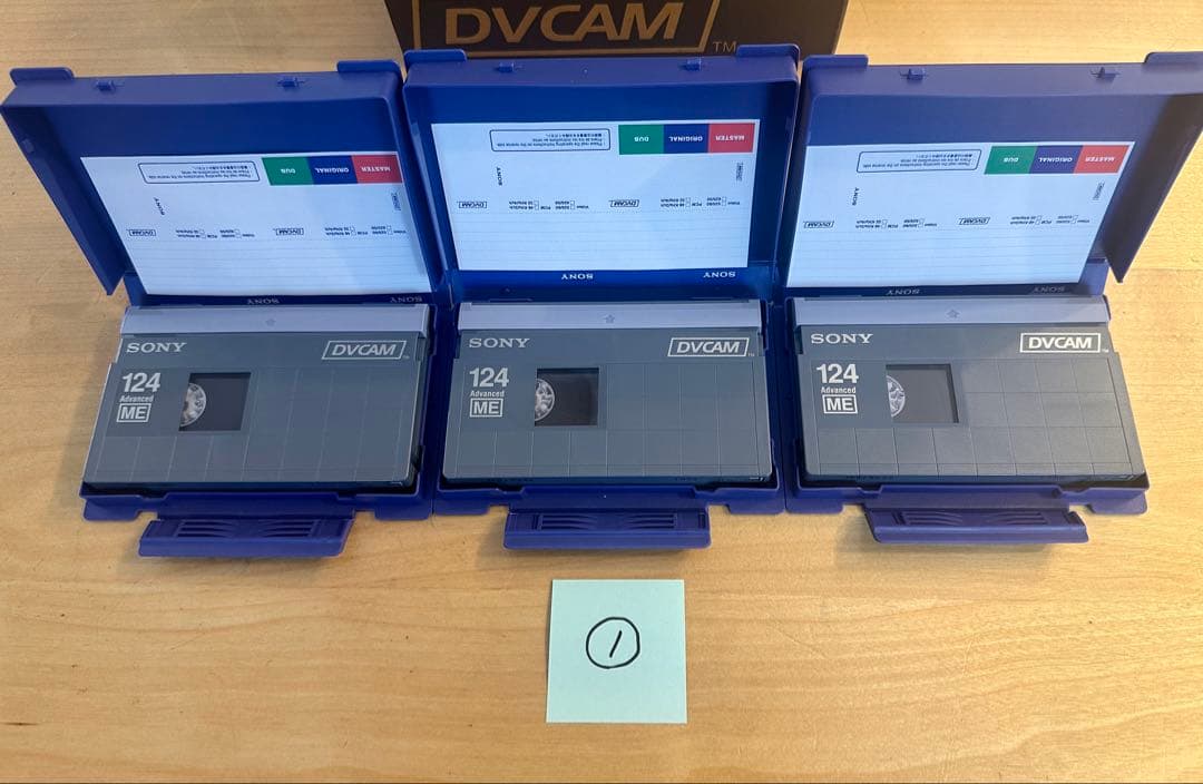 SONY DVCAMテープ PDV-124N 新品未使用3本セット① - メルカリ