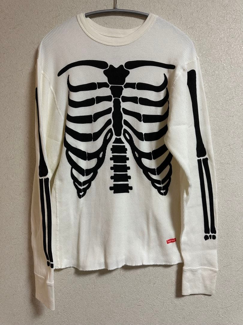 Supreme スケルトンロングスリーブTシャツ サーマル ボーン 骨 スカル
