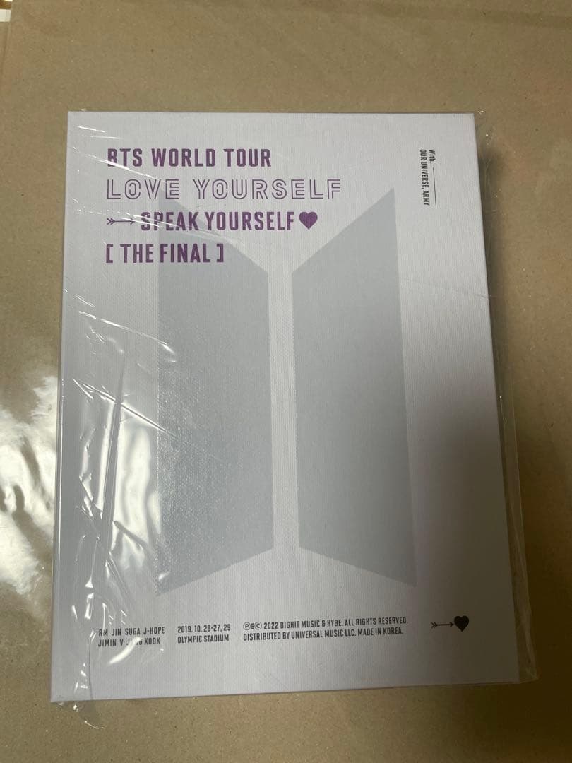 ミュージック BTS WORLD TOUR LOVE YOURSELF [THE FINAL] Amazon.com: BTS World Tour Love Yourself : Speak Yourself The