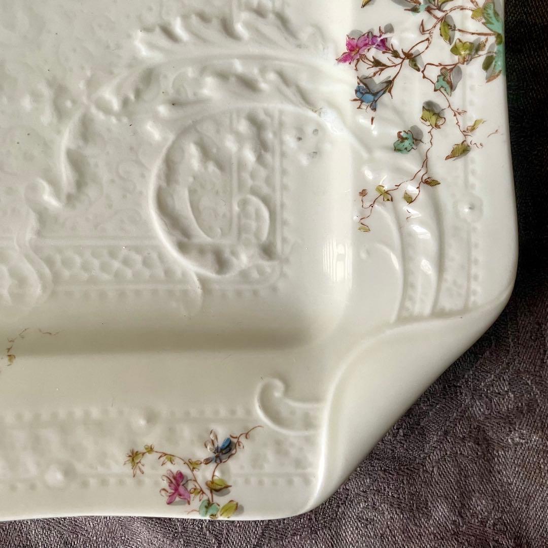 D*＊様 【希少レア美品】マジョレルナンシー×リュネヴィル隅切り角皿