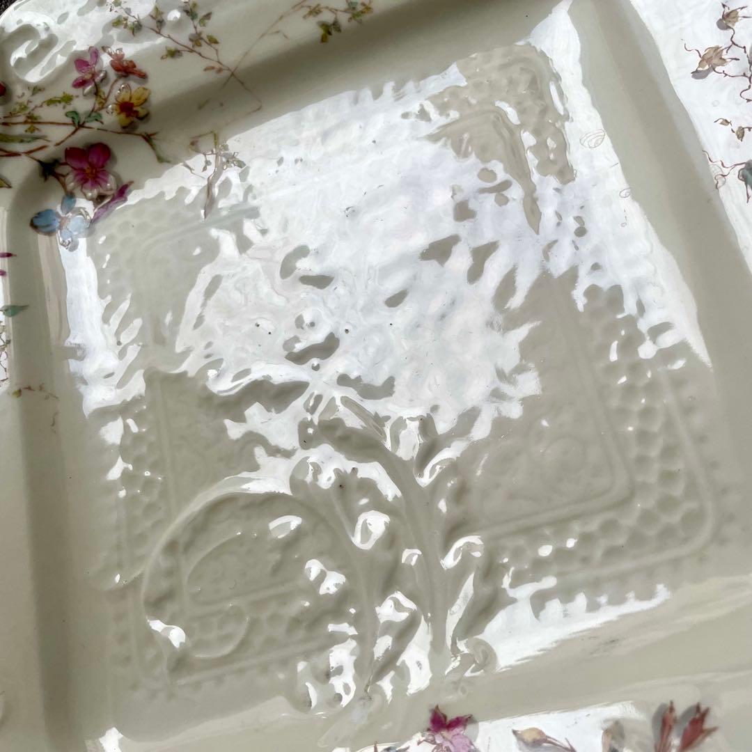 D*＊様 【希少レア美品】マジョレルナンシー×リュネヴィル隅切り角皿