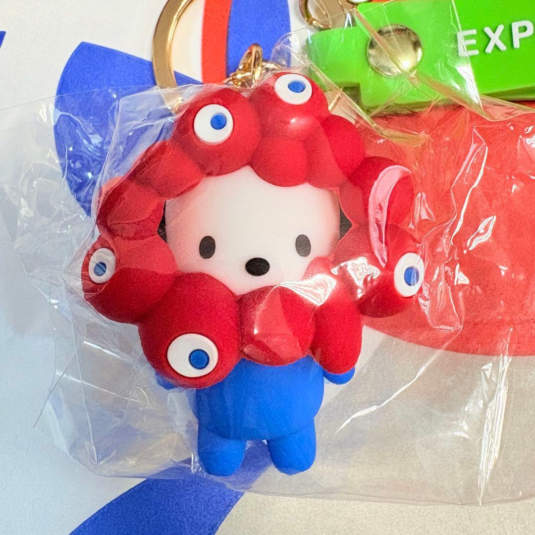 初代ミャクミャクカラー】サンリオ ポチャッコ キーホルダー 万博会場
