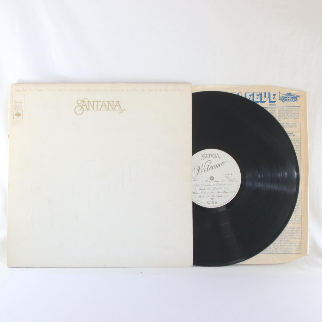 英LP Santana Welcome UKオリジナル盤 両面マト1の初回プレス
