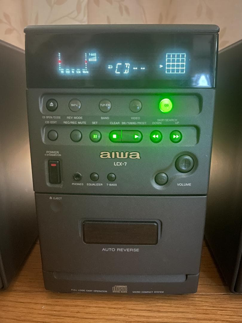 Aiwa LCX-7 CD・カセットデッキ（ジャンク品） - メルカリ
