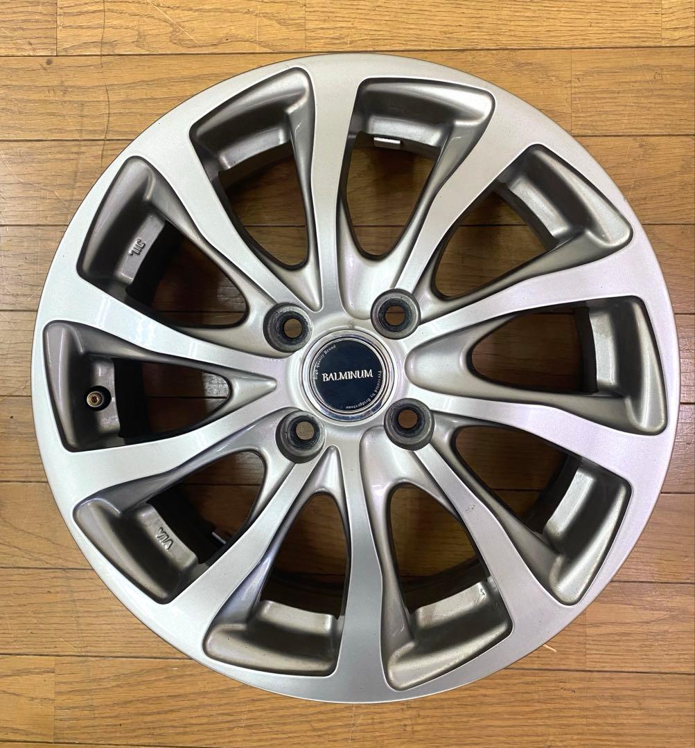 アルミホイール ブリヂストン バルミナ 15インチ 5.5J オフセット50