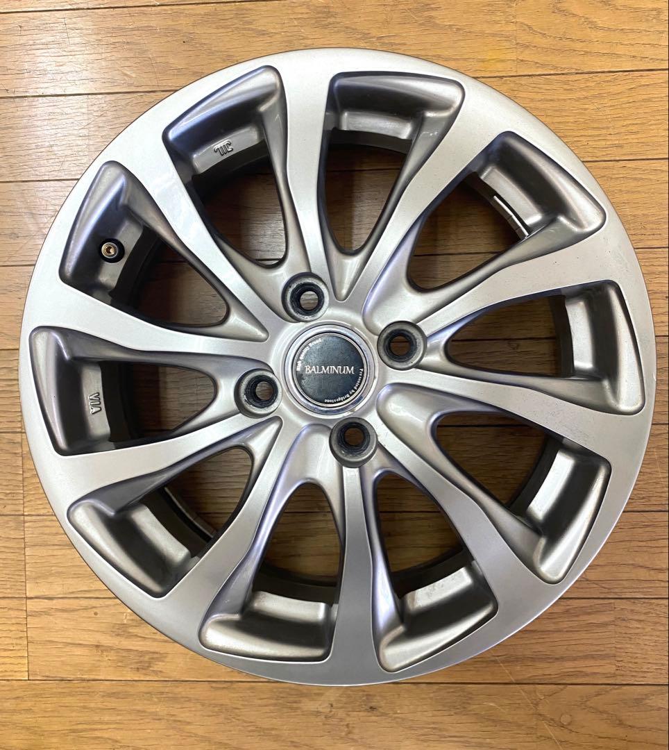 アルミホイール ブリヂストン バルミナ 15インチ 5.5J オフセット50