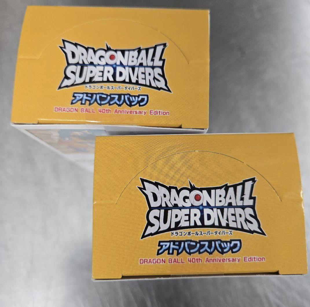 新品未開封”ドラゴンボール40周年記念のトレーディングカードパックx2