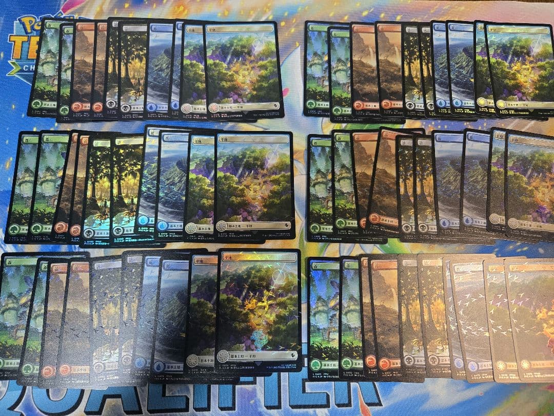 MTG チョコボトラックFoil　基本土地60枚セット　日本語版チョコボバンドル MTG チョコボバンドル 基本土地 チョコボ・トラックfoil 日本語 5種類