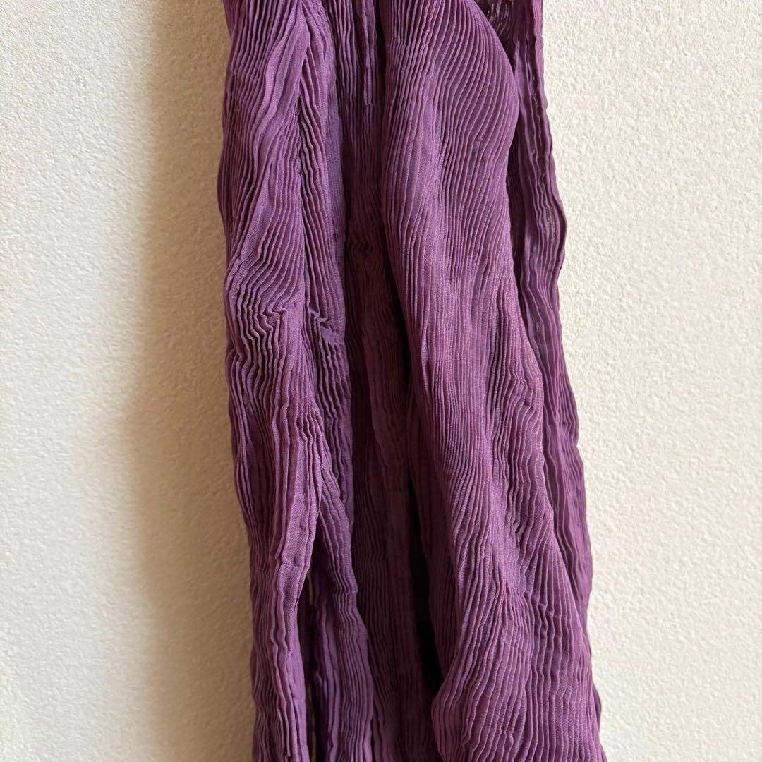 パープル シフォンツイスト カットソー ISSEY MIYAKE - メルカリ