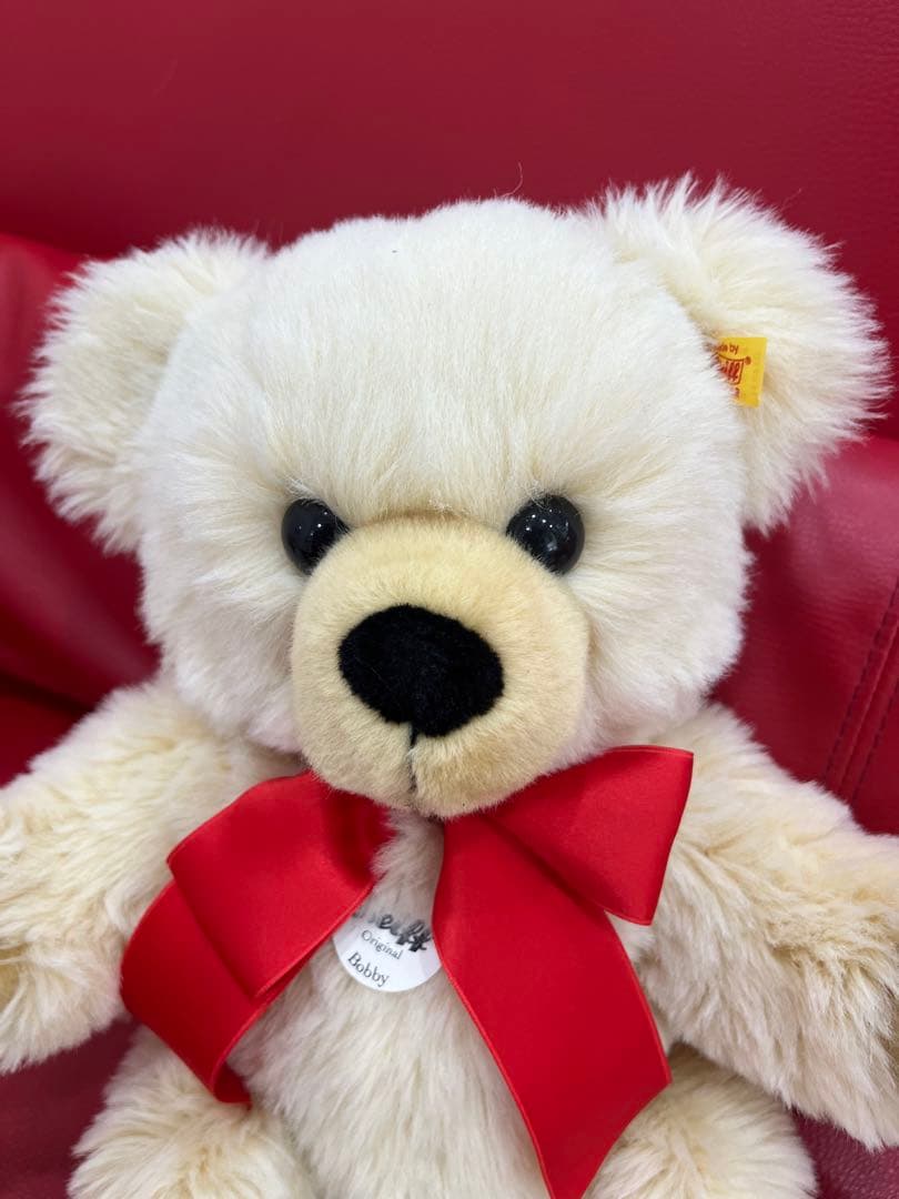 レア 希少 シュタイフ 赤リボン ボビー 40cm 014031 setife - メルカリ