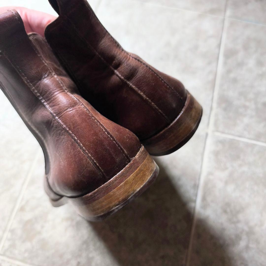 フランス bobbies サイドゴアブーツ 43 - メルカリ