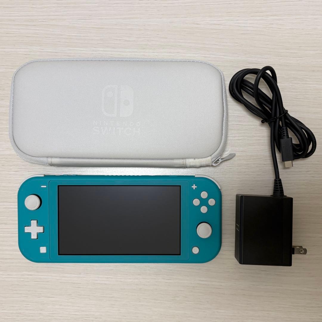 Nintendo Switch Lite ターコイズ 3点セット 楽天市場】【新品】Nintendo Switch Lite ターコイズ 任天堂【小さく