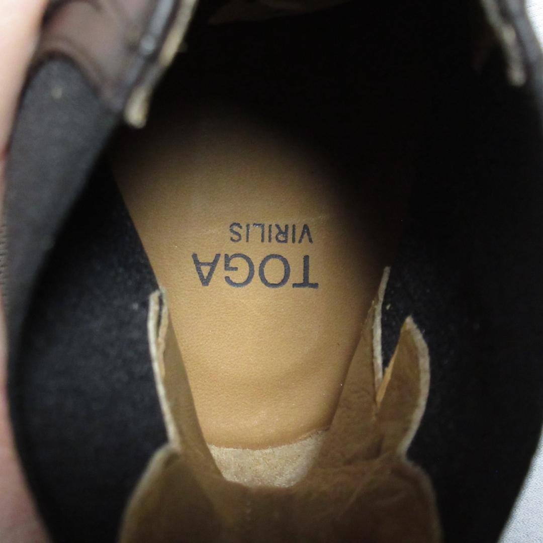 TOGA VIRILIS トーガ ビリリース ウエスタンサイドゴアブーツ 43